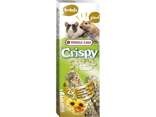 Versele-Laga Sticks Gerbils-Mice Sunflower & Honey, Snack, 110 g, Gerbil, Mus