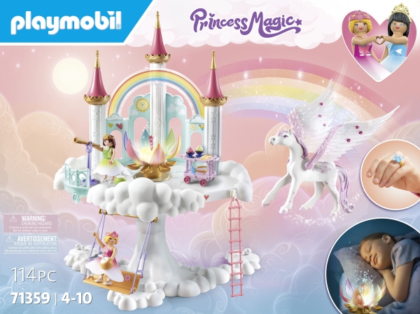 Playmobil Himmlisches Regenbogenschloss, Aktion/Abenteuer, 4 Jahr(E), Mehrfarbig, Kunststoff