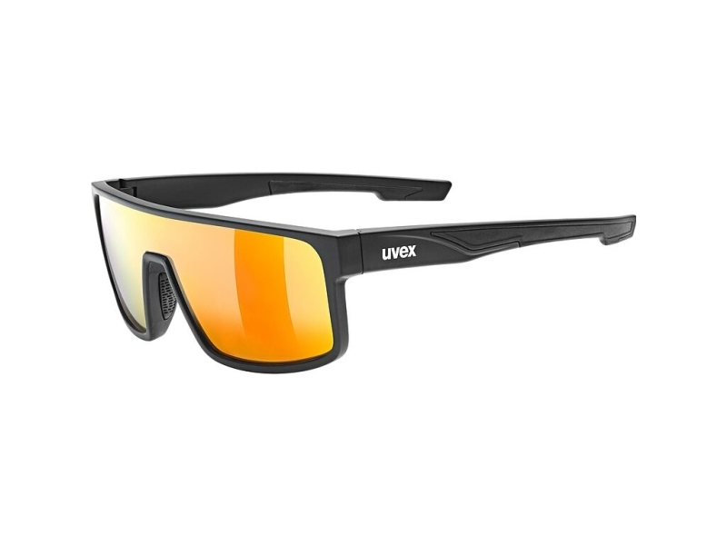 uvex lgl 51 - multisports-solbriller, fuld ramme - sort/orange