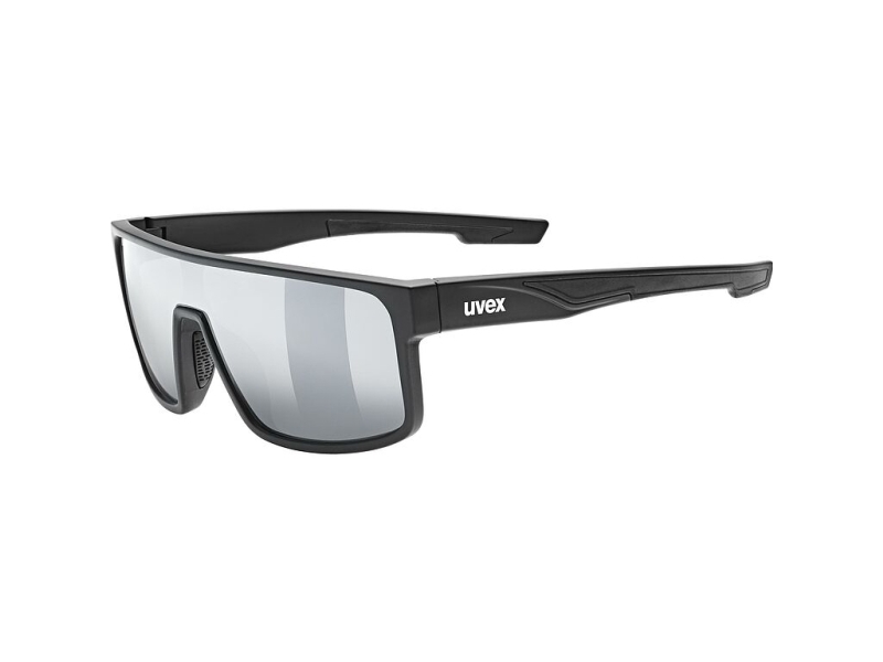 Uvex lgl 51, Multisport briller, Fuld kant, Sort, Sort, Sølv