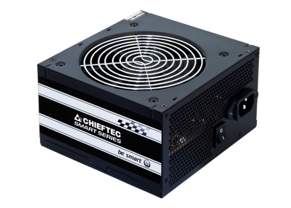 Chieftec Smart Gps-500A8, 500 W, 230 V, 47 - 63 Hz, 130 W, 408 W, 130 W