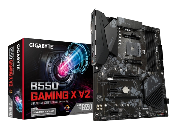Gigabyte B550 Gaming X V2, Amd, Stik Am4, Amd Ryzen 3000 Series, Amd Ryzen 4000 Series, Amd Ryzen 5000 Series, Stik Am4, Ddr4-Sdram, 128 Gb