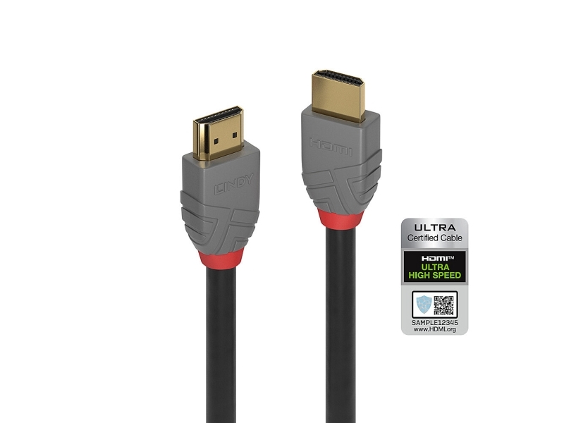 Lindy 36954, 3 m, HDMI Type A (Standard), HDMI Type A (Standard), 3D, 48 Gbit/sek., Sort