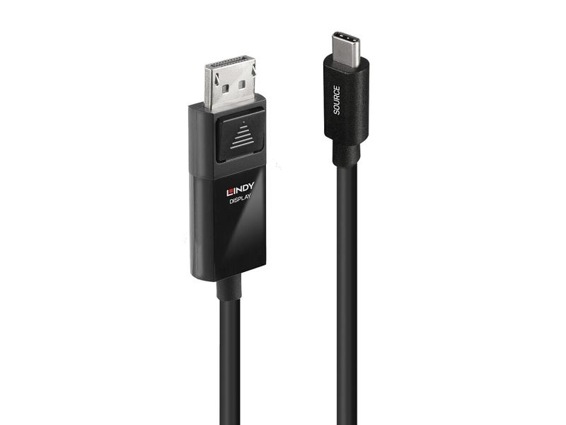 Lindy 43342, 2 M, Usb Typ-C, Displayport, Stecker, Stecker, Gerade