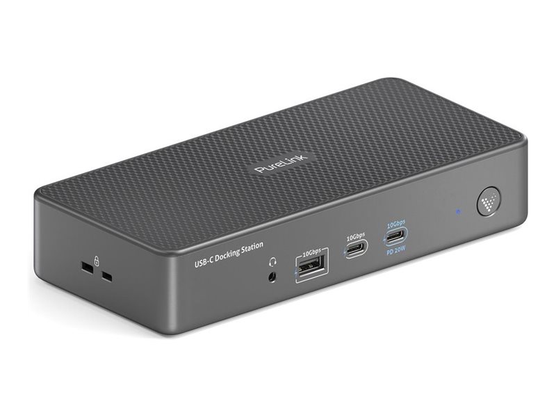 Purelink Vuelogic Vl-D210dl - Dockingstation - Usb-C 3.2 Gen 2 - 2 X Hdmi, 2 X Dp - 1Gbe