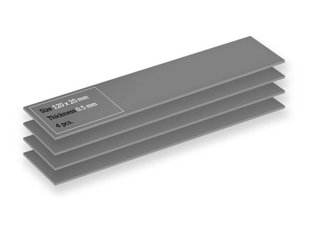 ARCTIC TP-4, Termisk pude, 3,4 g/cm³, Grå, -40 - 200 °C, 20 mm, 120 mm
