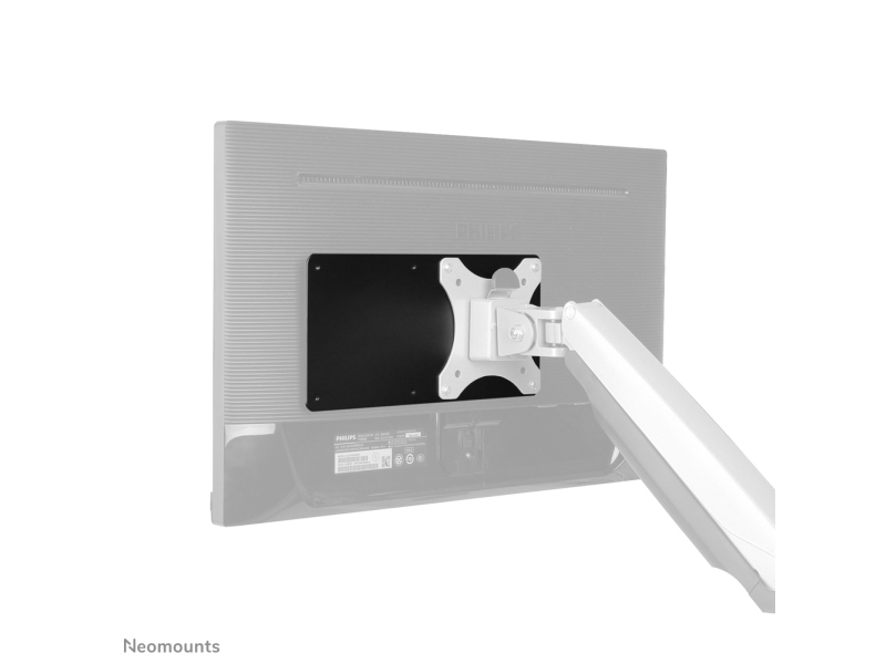 Neomounts THINCLIENT-01, Skærm stativmonteret CPU-holder, 3 kg, 100 x 100,75 x 75 mm, Sort, Stål, Kina
