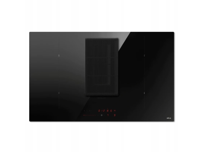Elica Nikolatesla Prime S+ Bl/A/83, Schwarz, Integriert, 83 Cm, Zonen-Induktionskochfeld, Glaskeramik, 4 Zone(N)