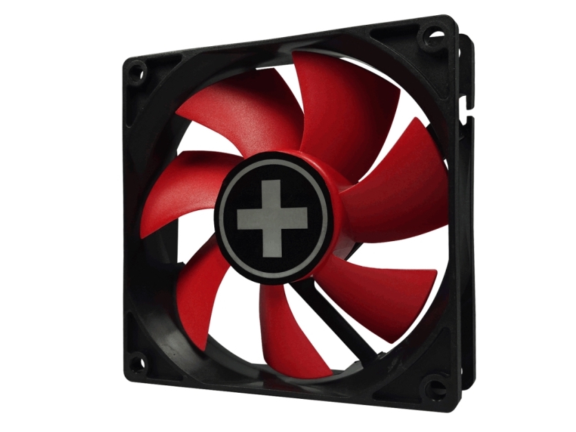 Xilence Xpf92.R, Ventilator, 9,2 Cm, 1500 Rpm, Sort, Rød