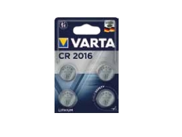 Varta 06016 101 404, Einwegbatterie, Cr2016, Lithium, 3 V, 4 Stück(E), 87 Mah