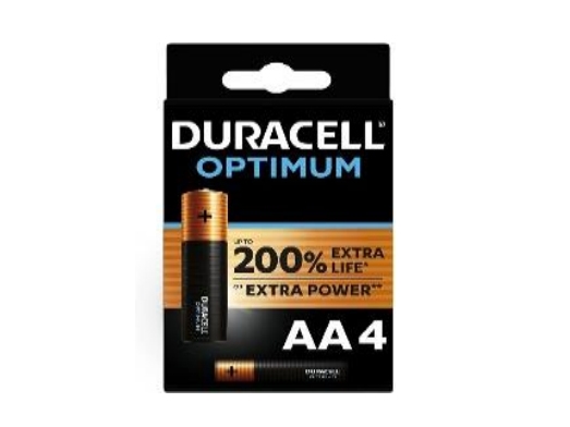 Duracell Batterie Optimum Aaa, 4Er-Pack (00192926)