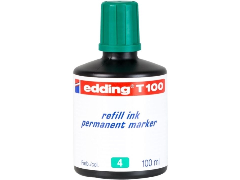 Edding T 100, Grün, Schwarz, Grün, Weiß, 100 Ml, 1 Stück(E), Deutschland