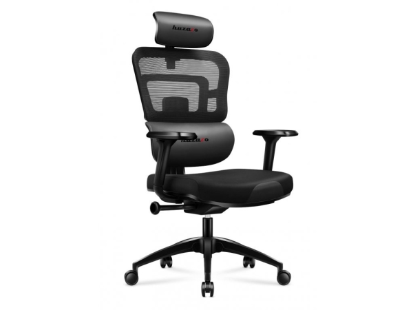 Huzaro Combat 7.0, Pc-Gamingstuhl, 150 Kg, Gepolsterter Sitz, Gurt Rückenlehne, Schwarz, Stahl