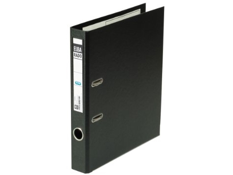 Elba Rado, A4, Aluminium, Pap, Plast, Sort, Hvid, 280 Ark, 5 Cm