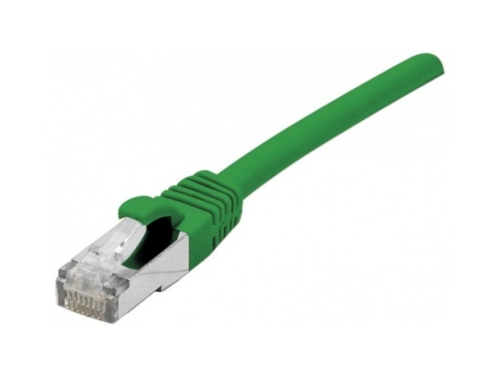 Patchkabel S/Ftp, Pimf, Cat.6A, Grün, 20,0 M Kategorie: Cat.6A Class Ea (2X Rj45), Rohmaterial: Kabelcat.7 Rohkabel (858623)