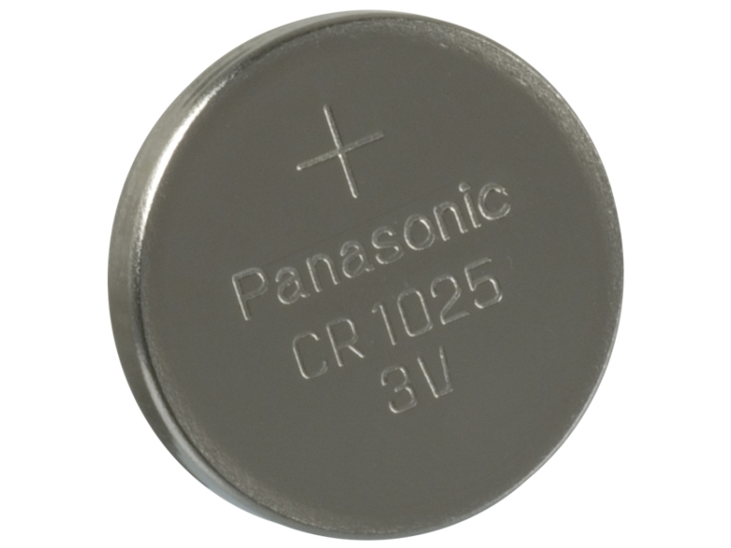 Panasonic Cr1025, Einwegbatterie, Lithium, 3 V, 30 Mah, Edelstahl, 0,7 G
