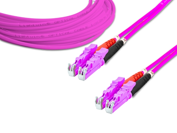 Lightwin High Quality Duplex Lwl Patchkabel, Mm Om4, Lsh - Lsh, 2 M, Om4, E-2000 (Lsh), E-2000 (Lsh)