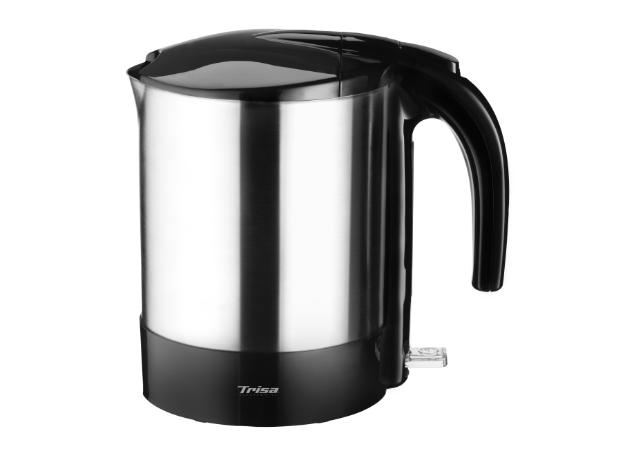 Trisa Comfort Boil W4875, 1,7 L, 2200 W, Sort, Satin Stål, Rustfrit Stål, Vandmåler, Overophedningsbeskyttelse