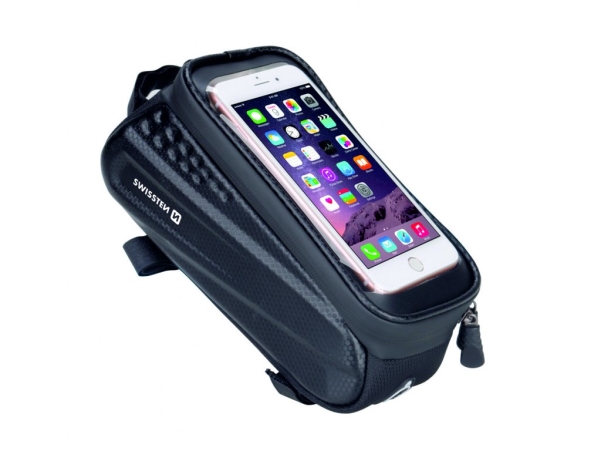 Swissten 65020200, Rahmen, Fahrradtasche, Schwarz, 105 Mm, 115 Mm, 235 Mm