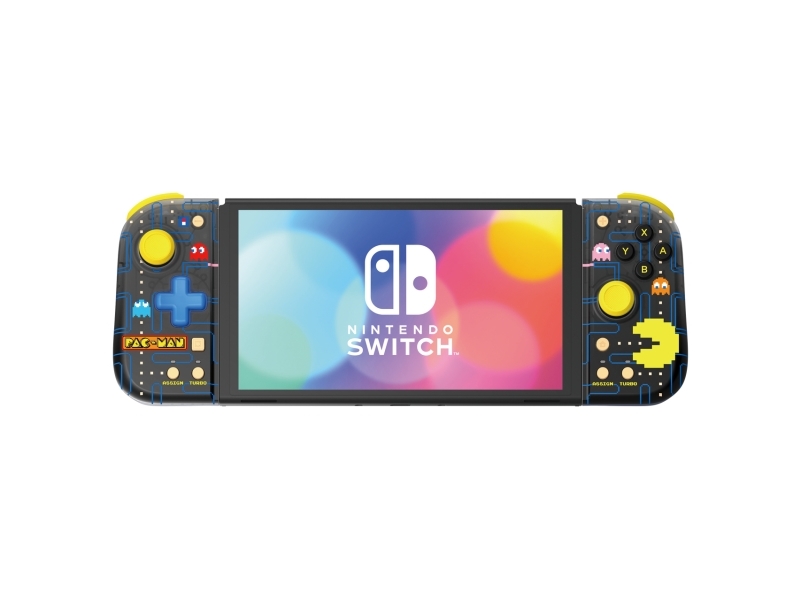 Hori Split Pad Compact (Pac-Man), Gamepad, Nintendo Switch, Nintendo Switch Oled, D-Pad, Turbo-Taste, Schwarz, Gelb, 139 Mm, 164 Mm