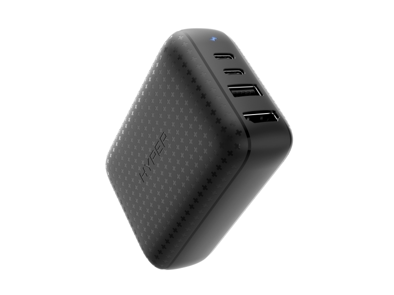 Hyper Hdns-60-Black, 45 W, Schwarz, 60 Hz, Hdmi, Usb 3.2 Gen 1 (3.1 Gen 1) Type-A, Usb 3.2 Gen 1 (3.1 Gen 1) Type-C, 60 W, 83 Mm