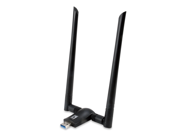 Levelone Wua-1810E, Trådløs, Usb, Wlan, Wi-Fi 5 (802.11Ac), 867 Mbit/S, Sort