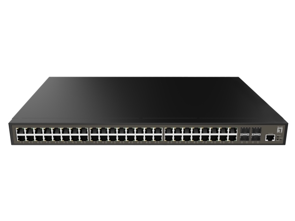 Levelone Gtp-5271, Administreret, L3, Gigabit Ethernet (10/100/1000), Strøm Over Ethernet (Poe), Stativ-Montering