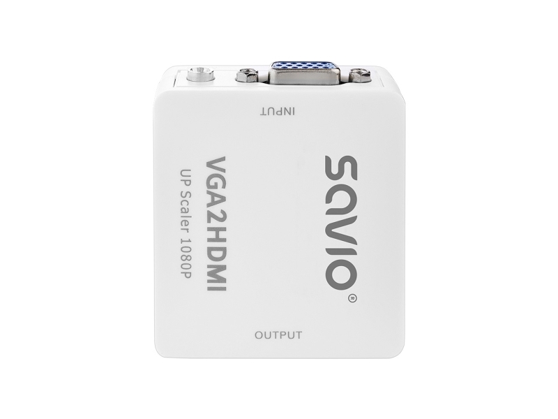 Savio Cl-110 Konverter/Adapter Vga-&Gt Hdmifull Hd/1080P 60Hz, Vga, Hdmi