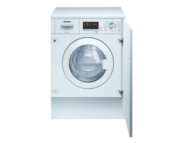 Siemens Iq500 Wk14d543, Frontlader, Integriert, Weiß, Links, Weiß, Weiß