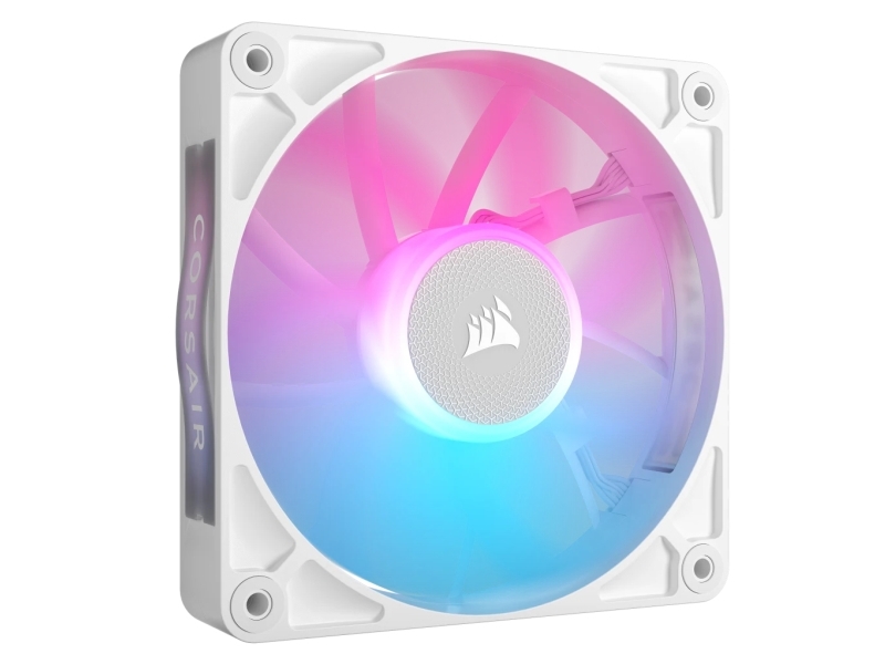 Corsair Icue Link Rx120 Rgb, Ventilator, 12 Cm, 400 Rpm, 2100 Rpm, Hvid