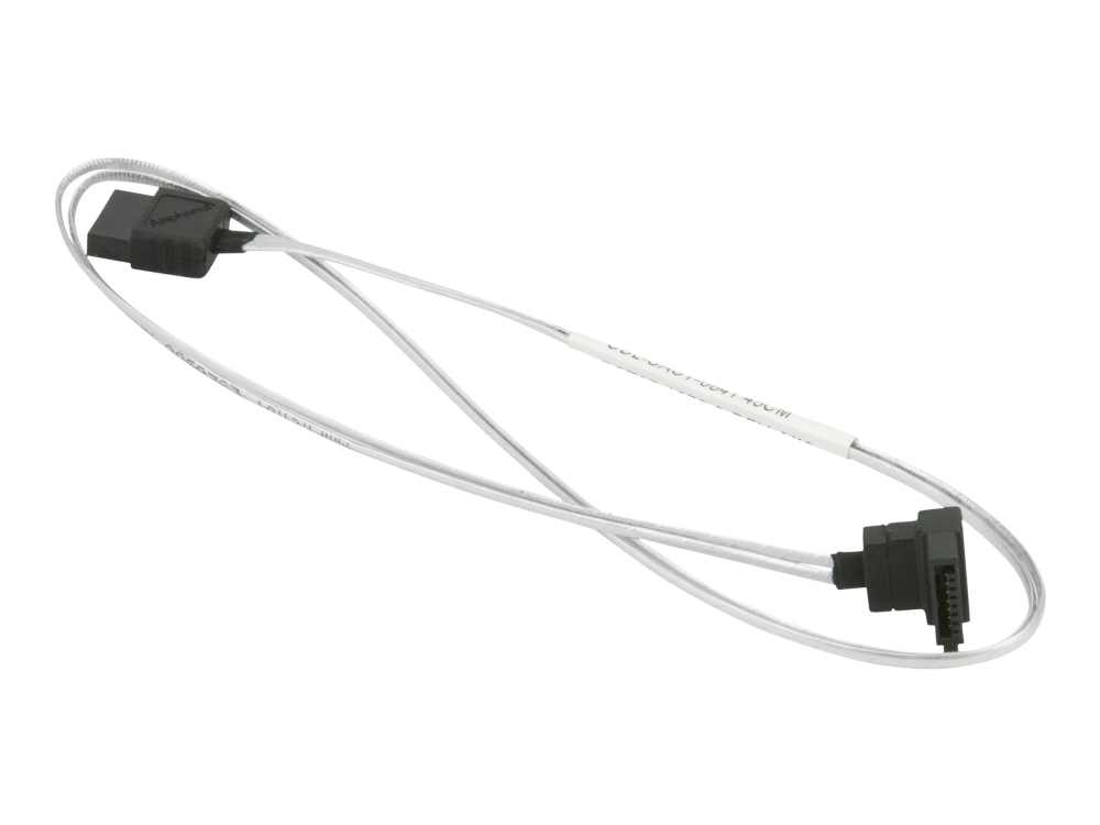Supermicro - Sata-Kabel - Sata Til Sata - 45 Cm - Rund, Lige Stikforbindelse, Vinkelret Stik