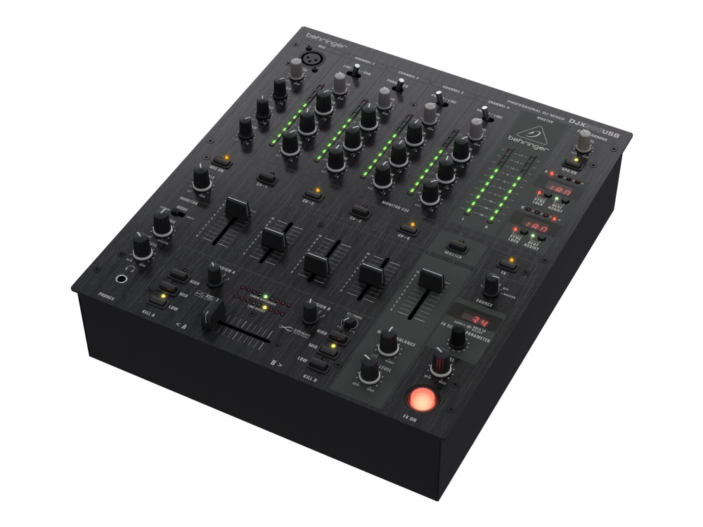 Behringer PRO MIXER DJX900USB - Analogmikser med DSP FX - 5 kanaler