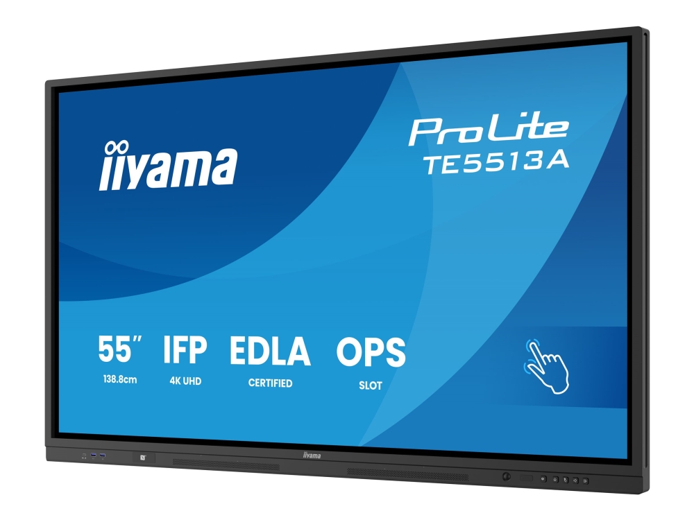 Iiyama Prolite – 55" Diagonale (54,6" Sichtbereich) Led-Hintergrundbeleuchtetes Lcd-Panel-Display – Interaktive Digitale Beschilderung – Mit Touchscr