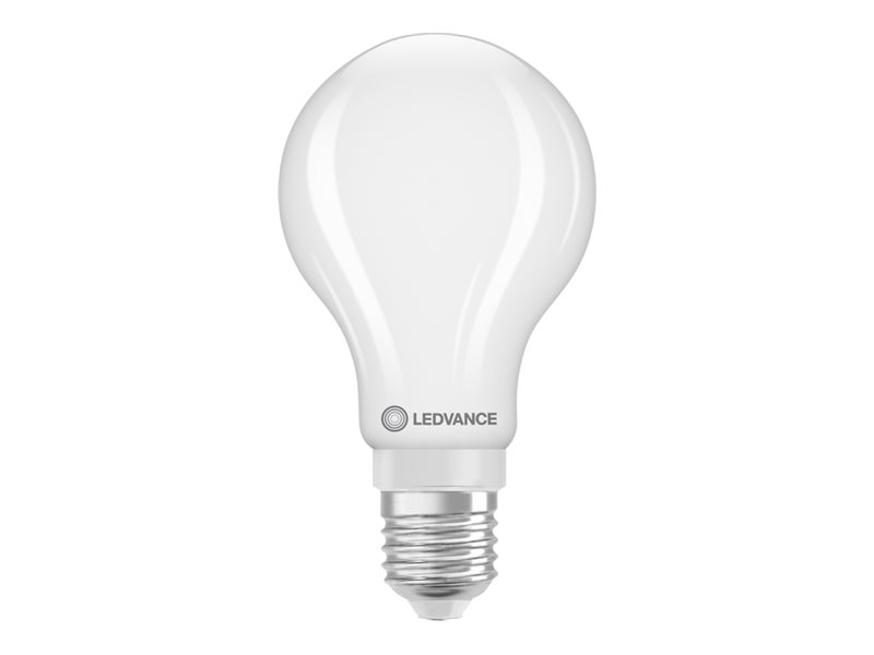 Ledvance Performance - Led-Filament-Lyspære - Matteret Finish - E27 - 18 W (Tilsvarende 150 W) - Klasse D - Varmt Hvidt Lys - 2700 K