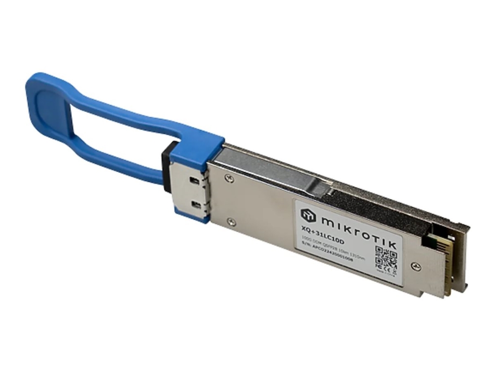 Mikrotik Xq+31Lc10d, Faseroptik, 100000 Mbit/S, Qsfp28, Lc (Upc), 10000 M, 1309 Nm