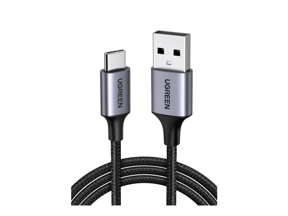 Ugreen 60126, 1 M, Usb C, Usb A, 0,48 Gbit/S, Schwarz, Grau