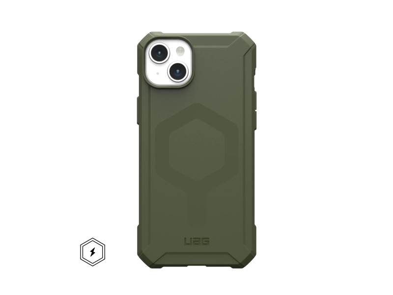 Urban Armor Gear 114307117272, Cover, Apple, iPhone 15, 15,5 cm (6.1), Grøn