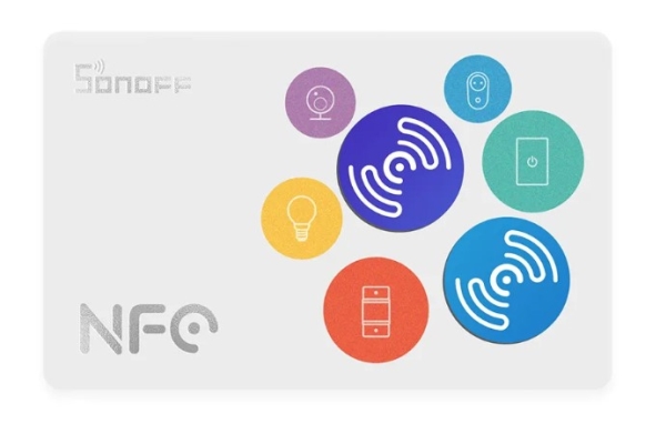 Sonoff Nfc-Tag, Rfid-Kort, Passiv, Flerfarvet, 2 Stk, 85,5 Mm, 54 Mm