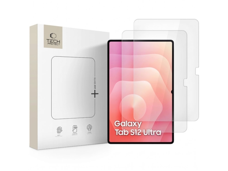 Tech-Protect Glass Fit+ 2Er-Pack Panzerglas Für Samsung Galaxy Tab S8 Ultra / S9 Ultra / S10 Ultra / S11 Ultra 14.6 - Transparent