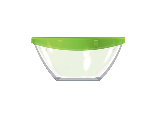 Luminarc Keep''n'', Skål, Rund, Grøn, Transparent, Glas, 230 Mm, 1 Stk