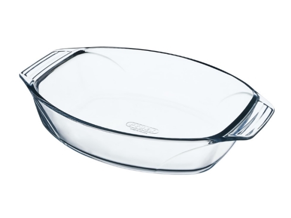 Pyrex 412B000, Gryde Bradepande, Oval, Glas, Transparent, -40 - 300 °C, Frankrig