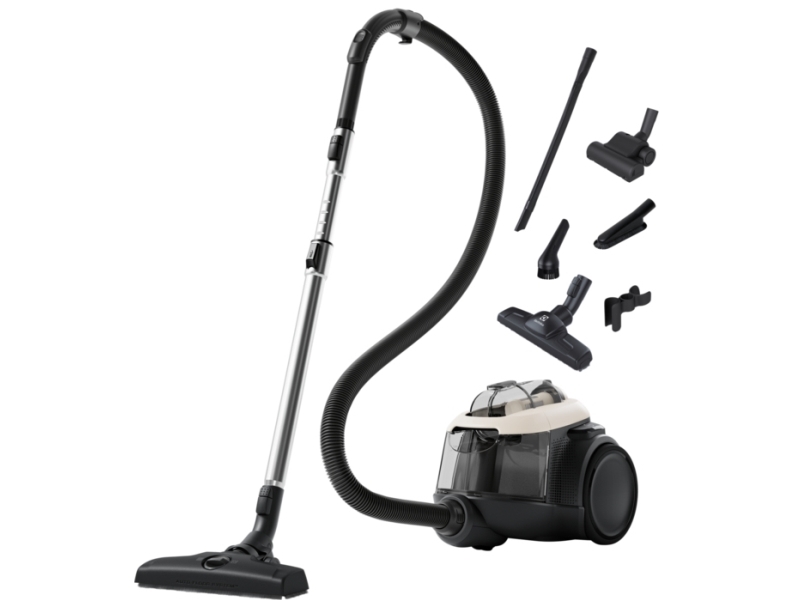 Electrolux EL61H4SW, Poseløs, Sort, Hvid, 9 m, Glide, 2 hjul, Dry