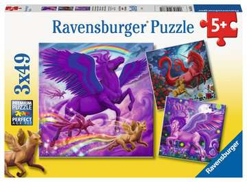 Ravensburger Mythische Majestät, 49 Stk, Fantasy, 5 År