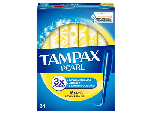 TAMPAX Pearl Regular, 24 stk