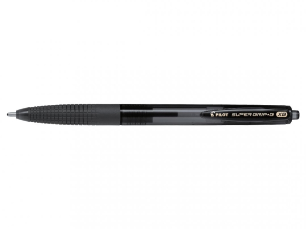 Pilot Super Grip G Retractable, Nachfüllbar, Schwarz