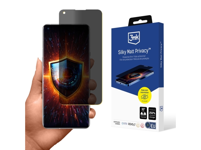 3Mk Silky Matt Privacy Displayschutz Für Oneplus 9 Pro