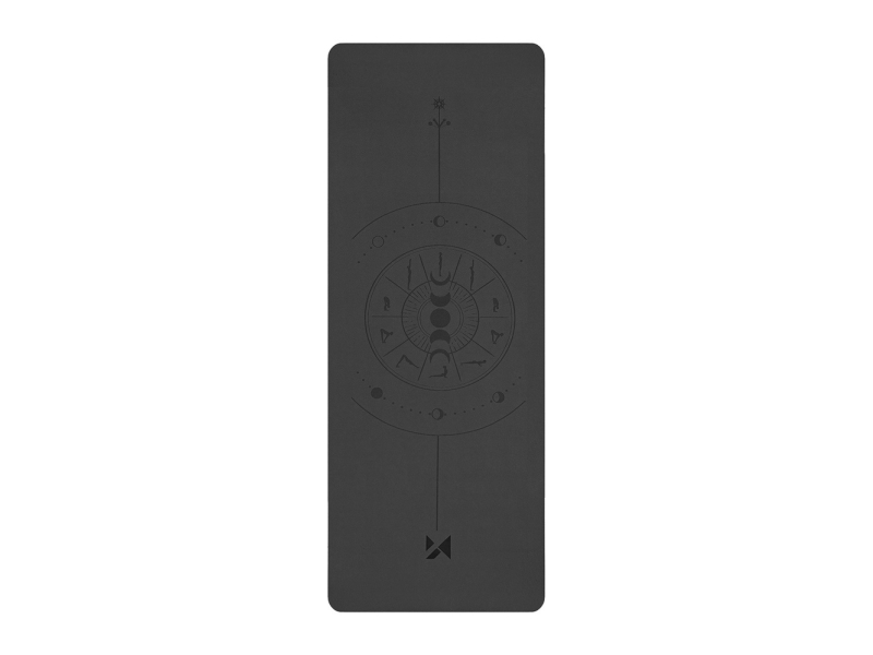 Wozinsky Wnsp-Nkb Trainingsmatte 183 X 61 X 0,5 Cm, Gymnastik- Und Yogamatte Aus Naturkautschuk – Schwarz