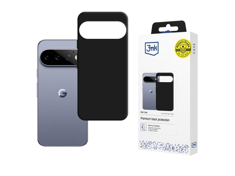 3Mk Matt Case Handyhülle Für Google Pixel 11 / Pixel 11 Pro Schwarz