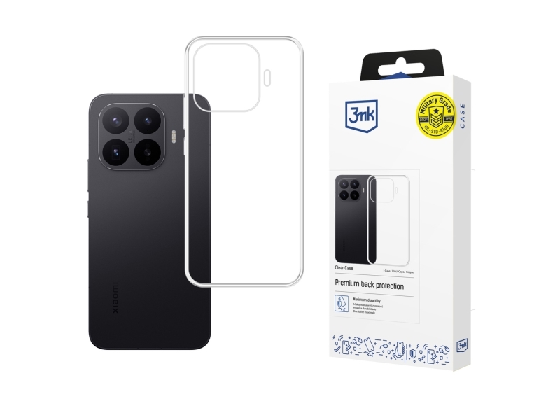 3Mk Cover Til Xiaomi 17T Pro, Gennemsigtig