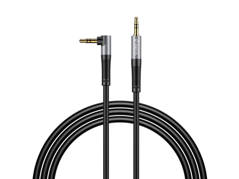 Orico-Kabel: Orico Axw Audiokabel Mit 3,5-Mm-Miniklinkenstecker (Männlich Auf Männlich), 2 M – Schwarz